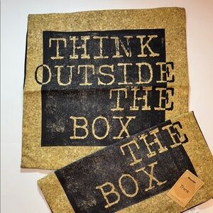 Think Outside the Box Pill Covers Set of 2